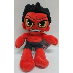 Marvel Cuutopia Red Hulk Plush Toy 8" Collectible Soft Doll Captain America‎ NWT